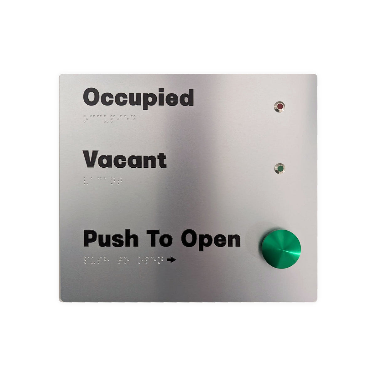 Custom DDA Toilet Door Control Kit - Buttons and LEDs Fitted