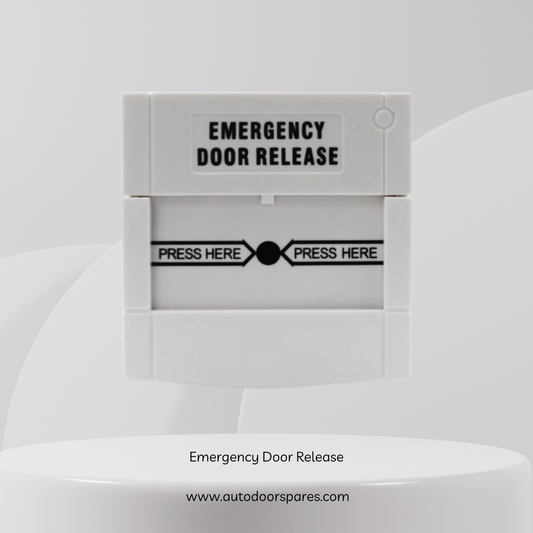 Door Emergency Exit Fire Alarm Button, Security Switch Break Glass Alarm Button for Home Business Security Fire Panic Box